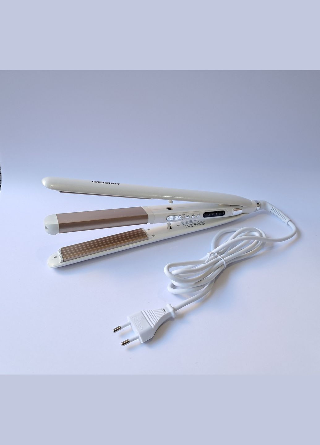 Плойка гофре + випрямляч 2in1 GM-402 Geemy (315141117)