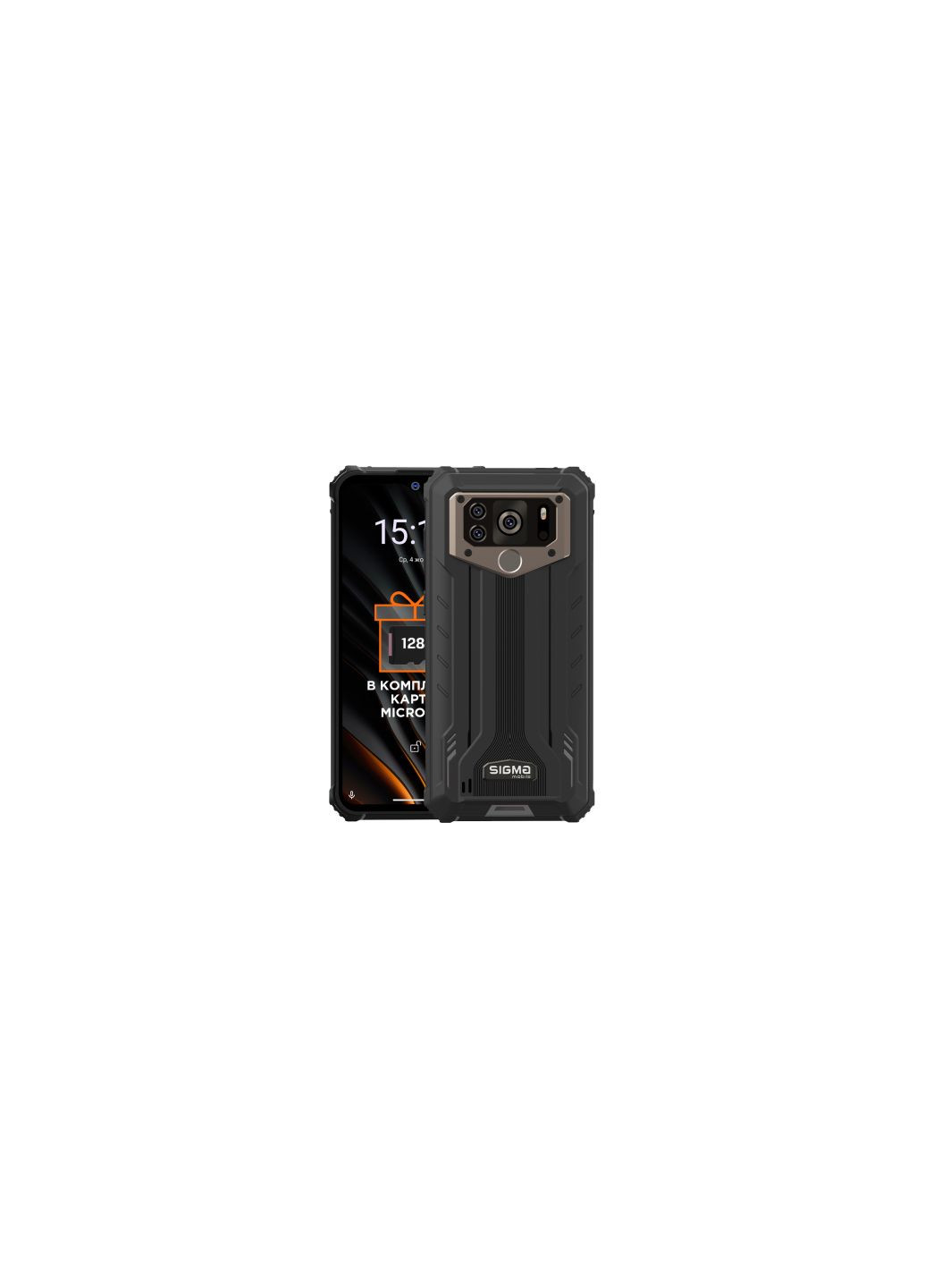 Мобильный телефон (4827798337912) Sigma X-treme PQ55 Black (366661025)