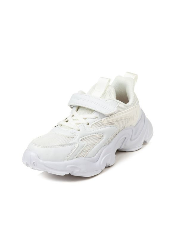Белые всесезонные кроссовки Fashion 91039 білі (31-37)