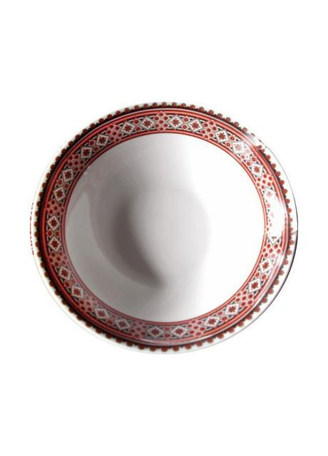 Набір 6 салатників "Вишиванка червоне і чорне" Ø15см S&T (372173673)