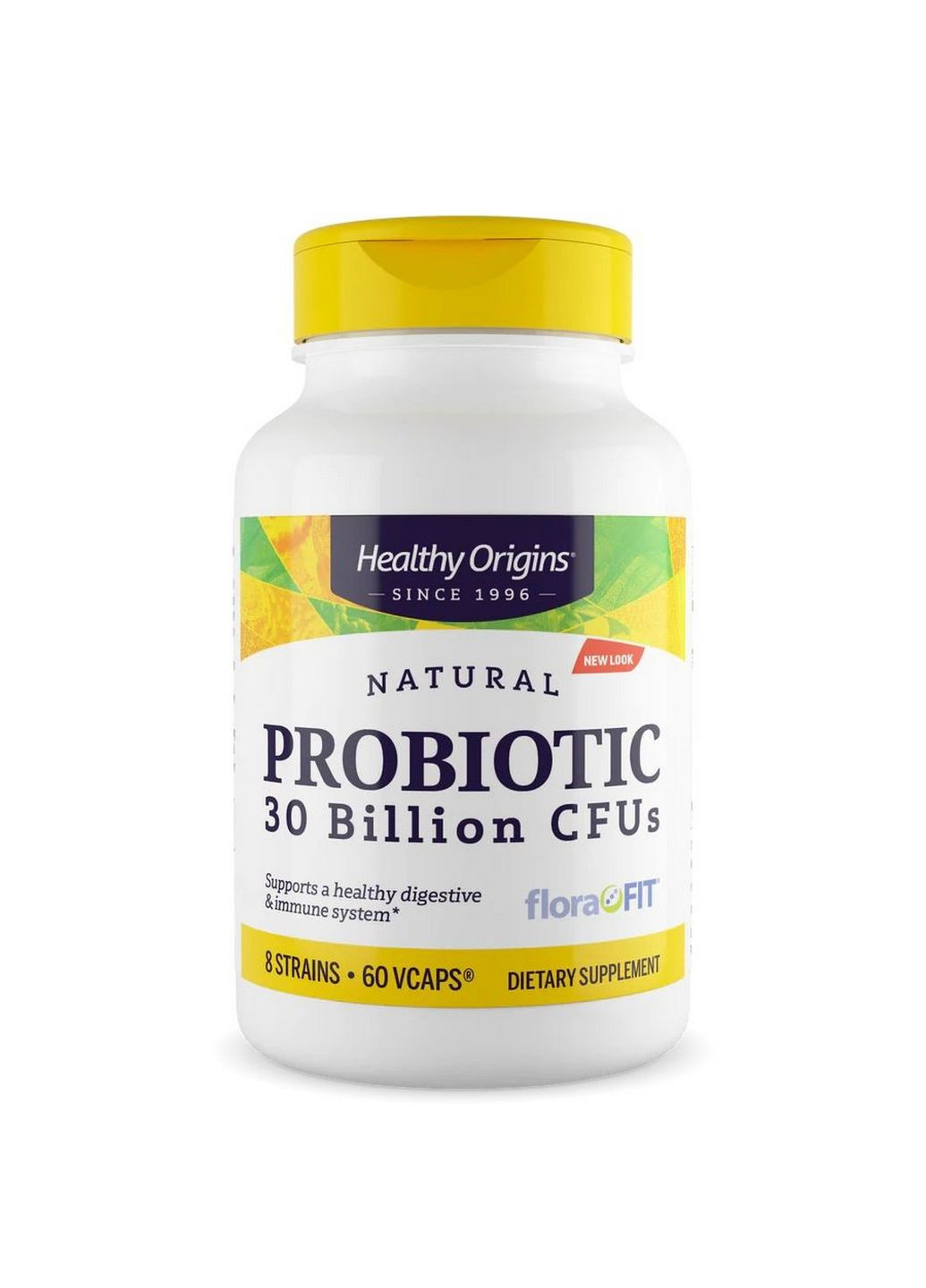 Пробіотики та пребіотики Probiotic 30 billion CFUs, 60 вегакапсул Healthy Origins (293343116)