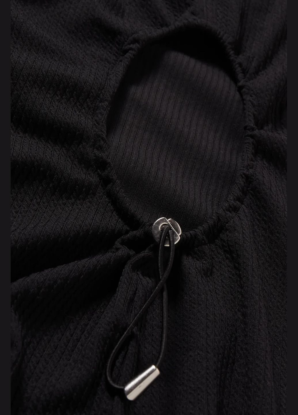 Черное кэжуал платье в рубчик C&A однотонное