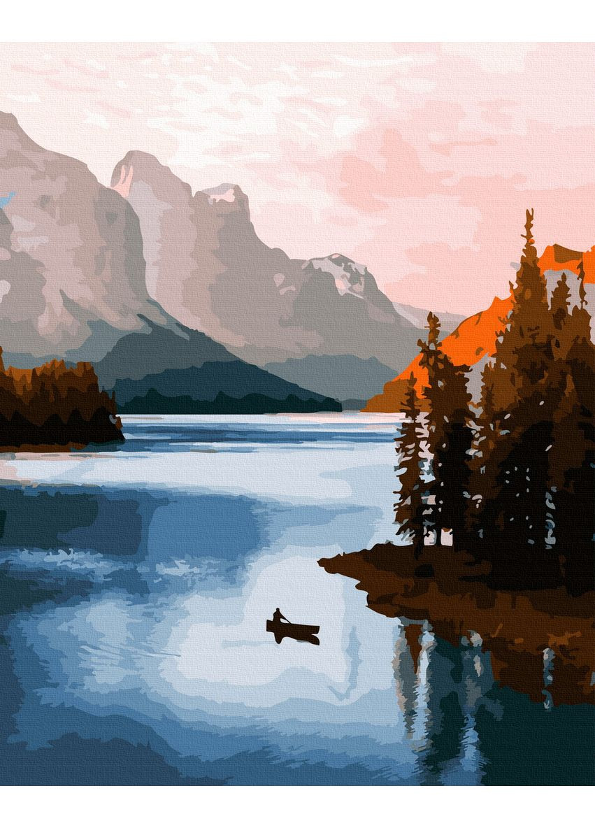 Картина по номерам «Озеро серед гір» GX44527 40х50 | PICua No Brand (365039387)