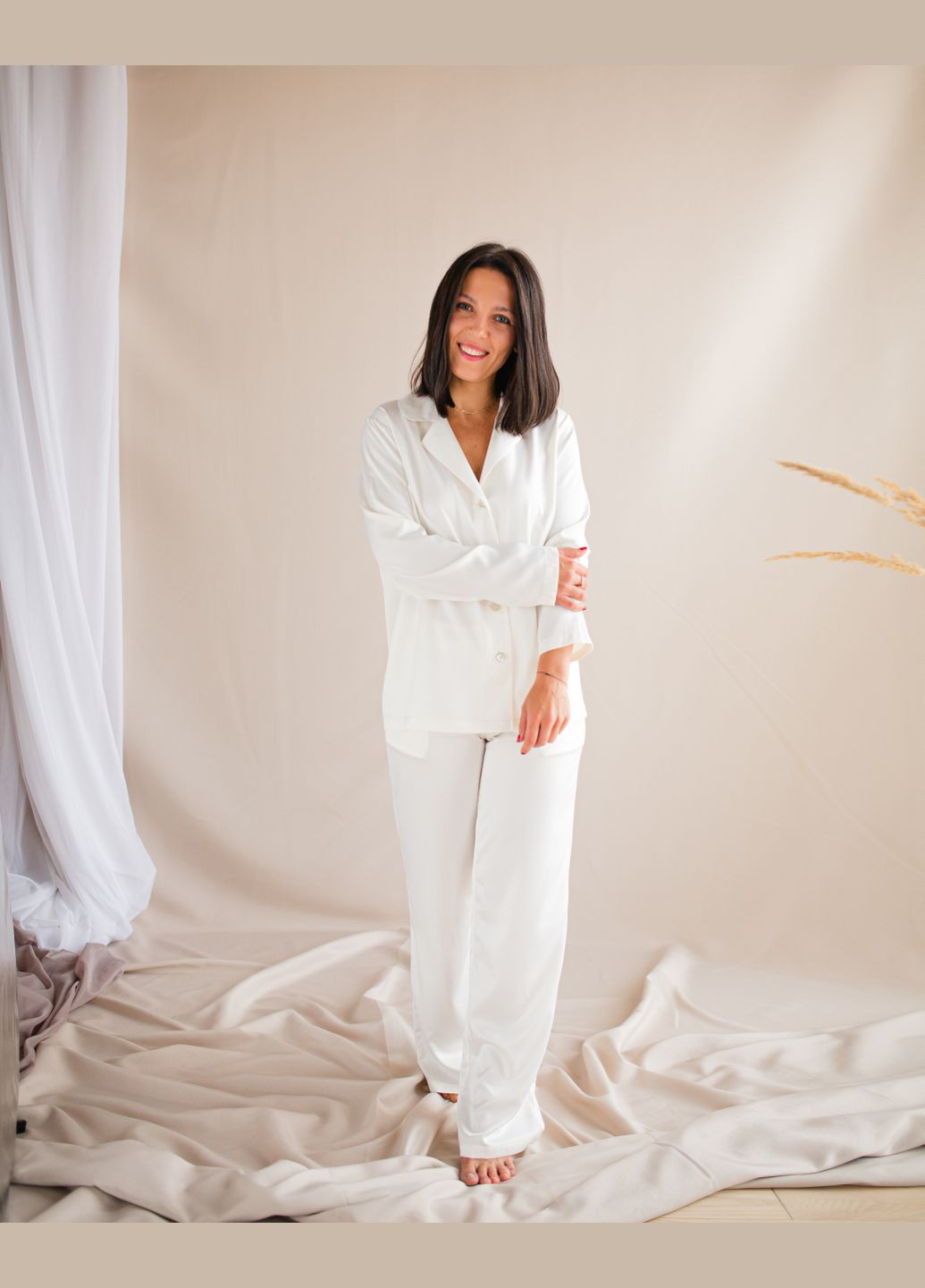 Класична шовкова піжама "" Fayna Перлина (296193767)