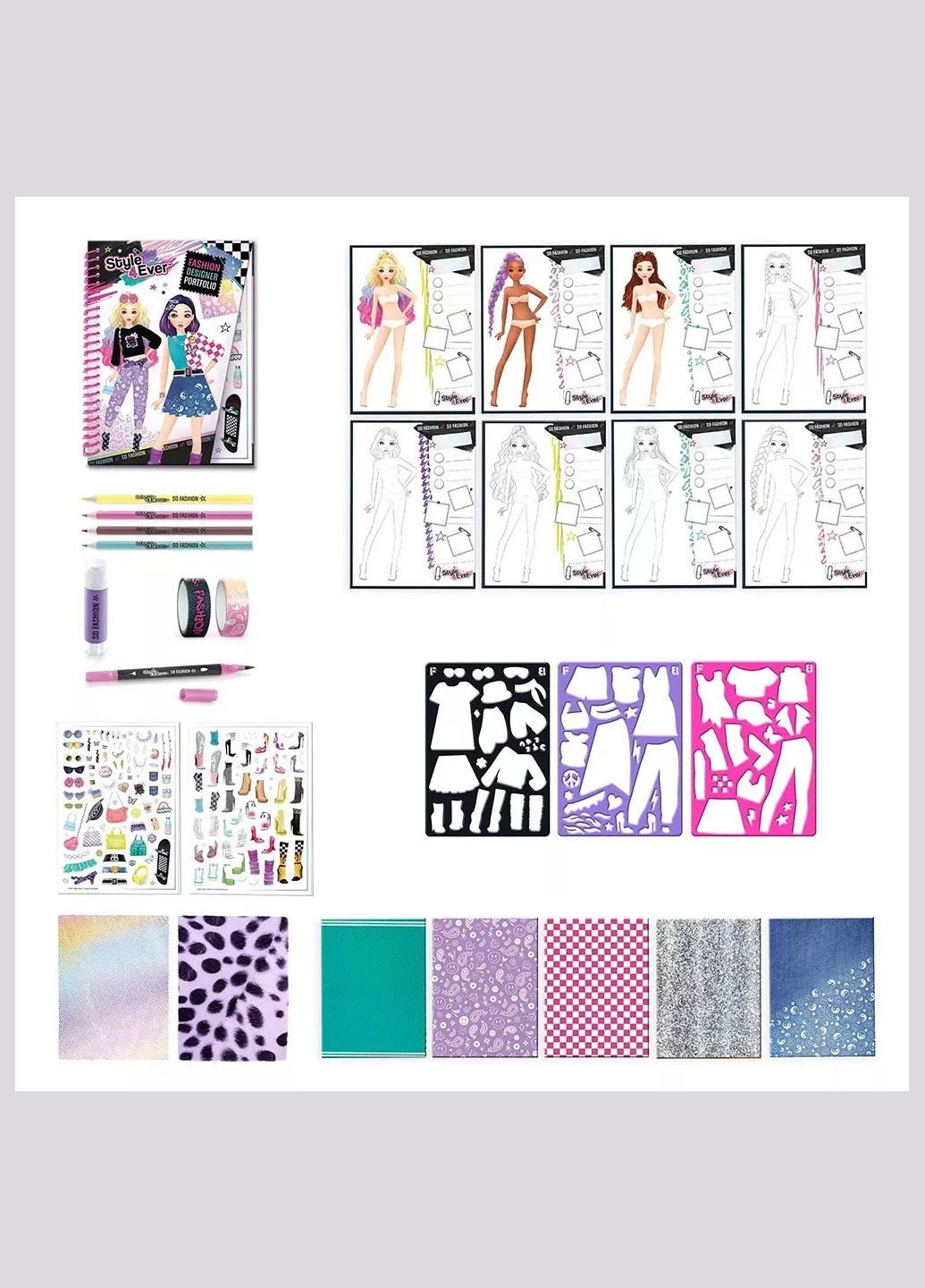 Набір для творчості Style 4 Ever Портфоліо дизайнера (OFG285) Canal Toys (331164140)