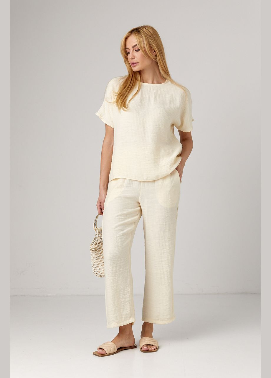 Літній костюм з брюками та футболкою Liton (296658543)