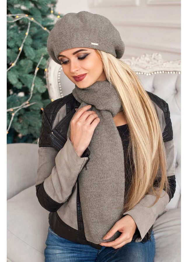 Жіночий комплект Віва, берет и шарф Braxton (360506785)