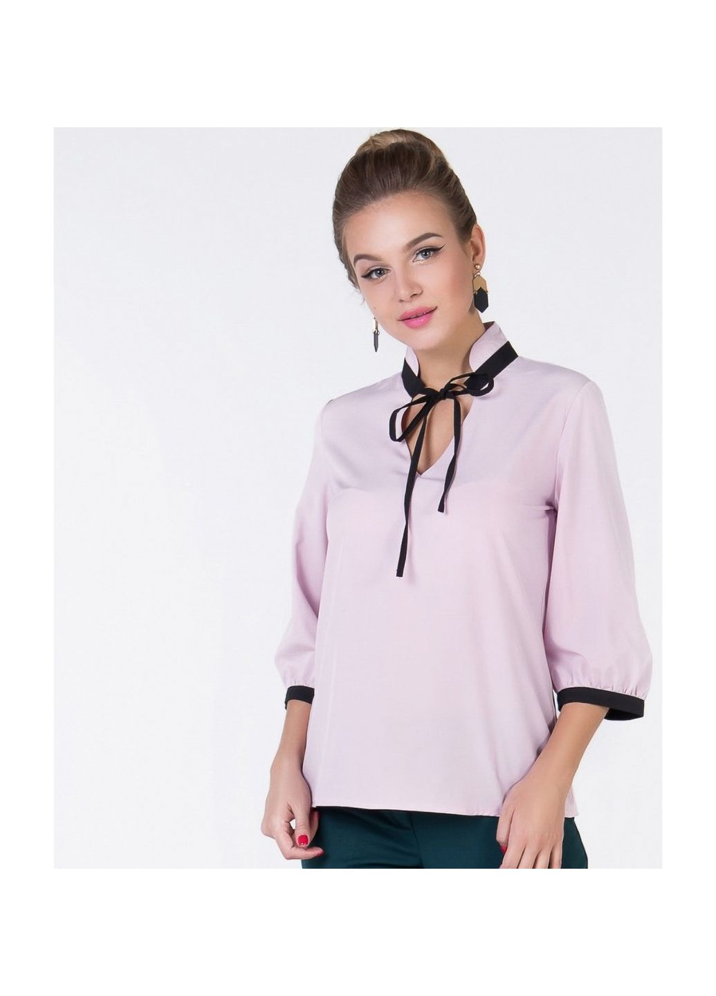 Пудровая блуза Liton