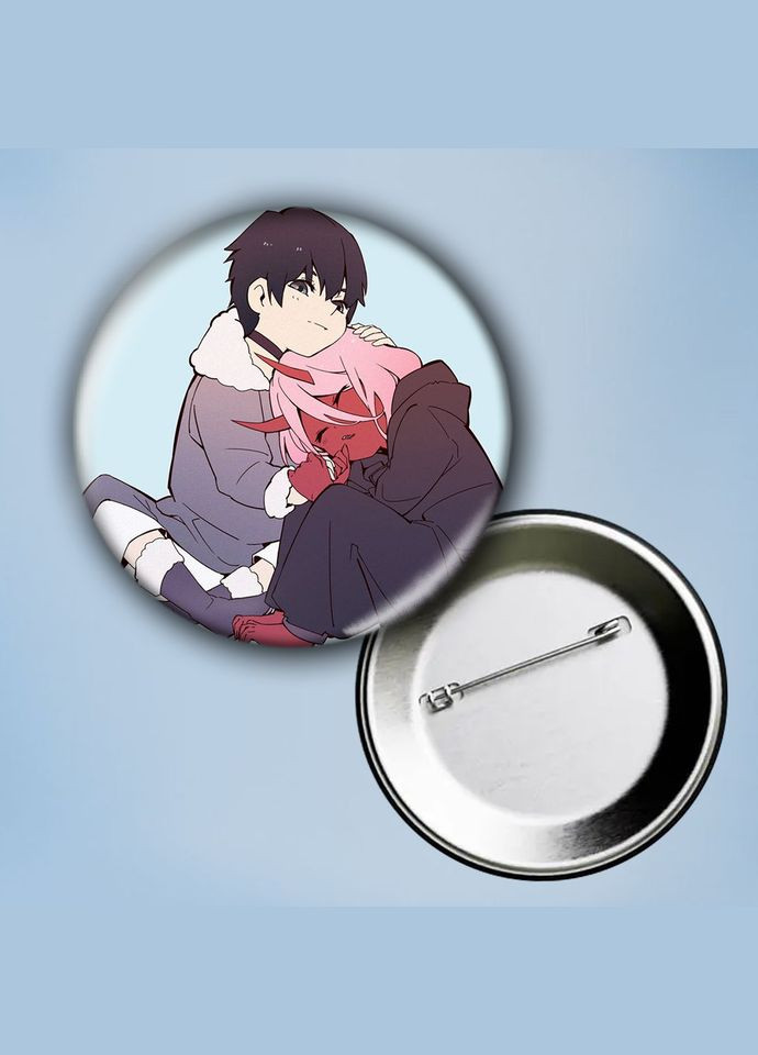 Значок на булавке Аниме Милый во Франксе #14 металлический 56 мм No Brand (304508430)