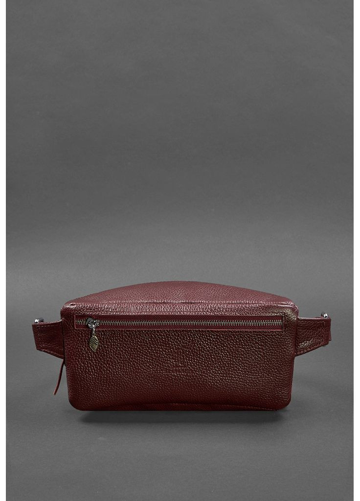 Шкіряна жіноча сумка на пояс Spirit бордова BlankNote поясна сумка (348359403)
