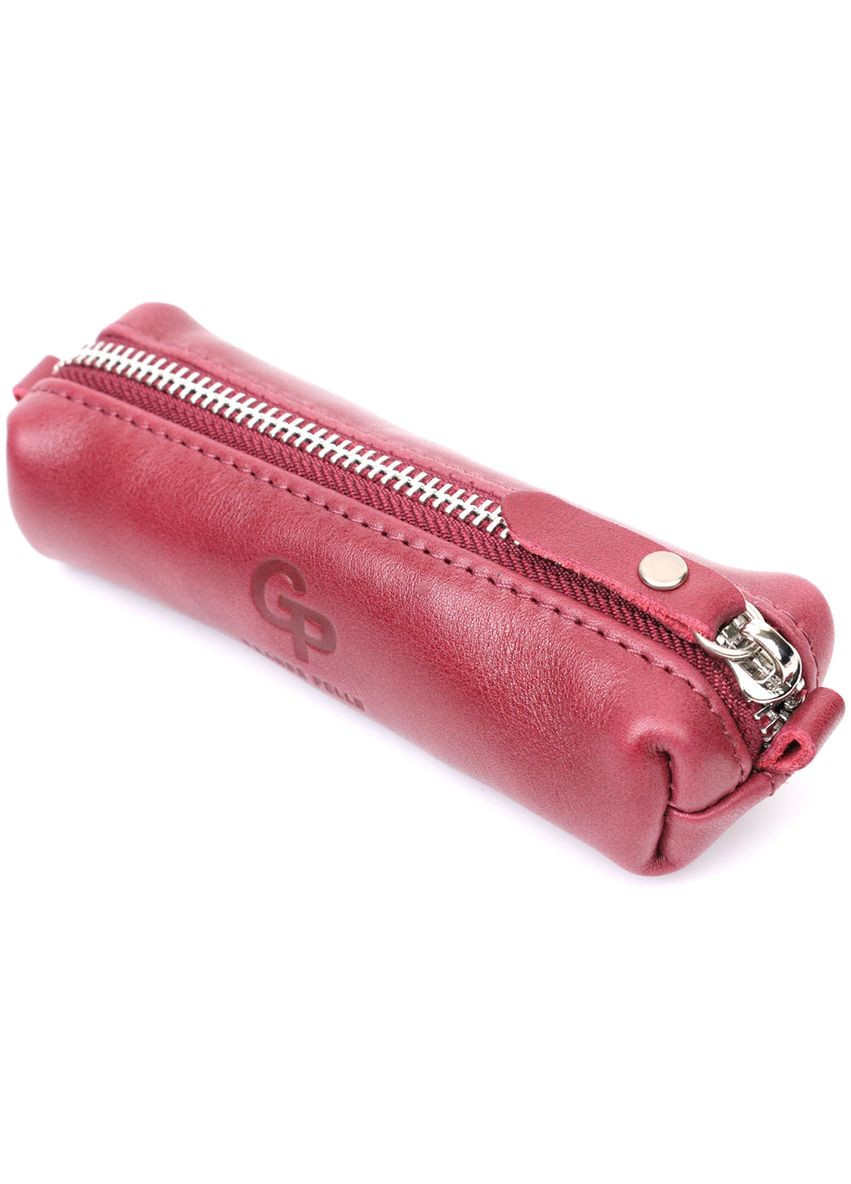 Жіноча шкіряна ключниця 16790 Бордовий Grande Pelle (298571703)