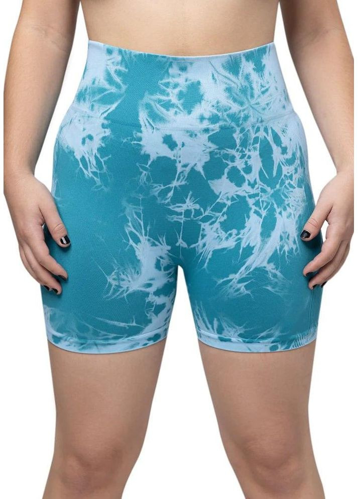 Шорты с мраморным принтом, голубого цвета, размер S Trends (330245431)