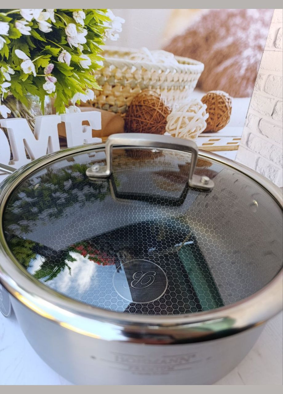 Каструля BP-4100-20 з нержавіючої сталі 20 см 2.8 л Bohmann (331017376)