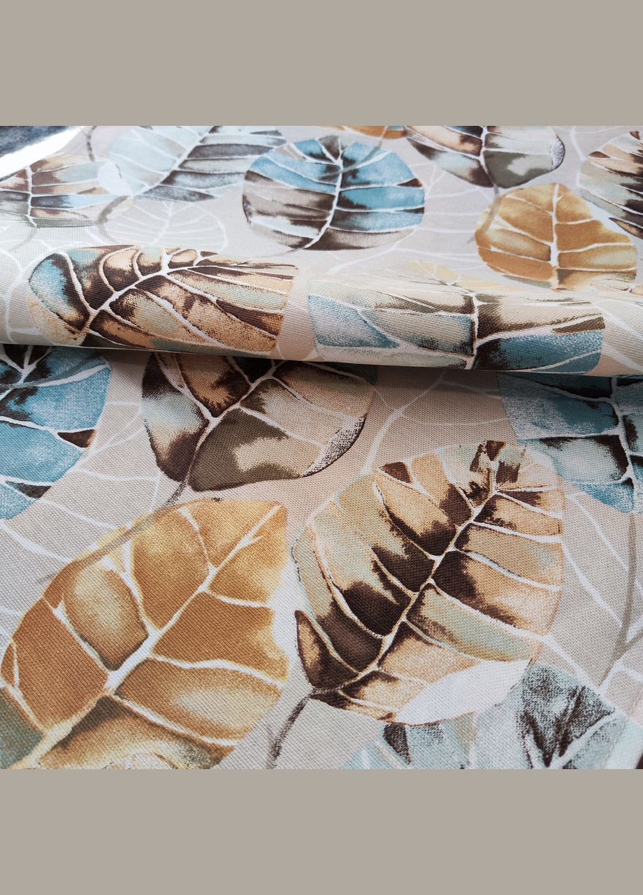 Скатерть прямоугольная хлопчатобумажная с тефлоновым покрытием на кухонный и обеденный стол. Осенний вальс 140, 140 Maystat (305775384)