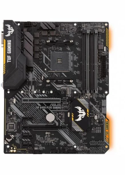 Материнская плата AM4 (B450) TUF B450-PLUS GAMING, B450, 4xDDR4, CrossFire, Int.Video(CPU), 6xSATA3, 1x Asus (322701744)