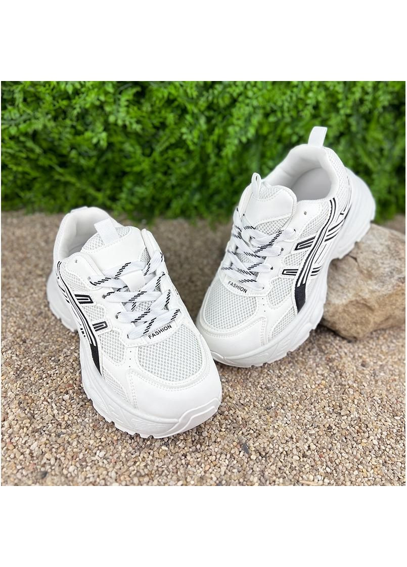 Жіночі кросівки комбіновані Е-0040135-3 Білі No Brand білі (333299767)