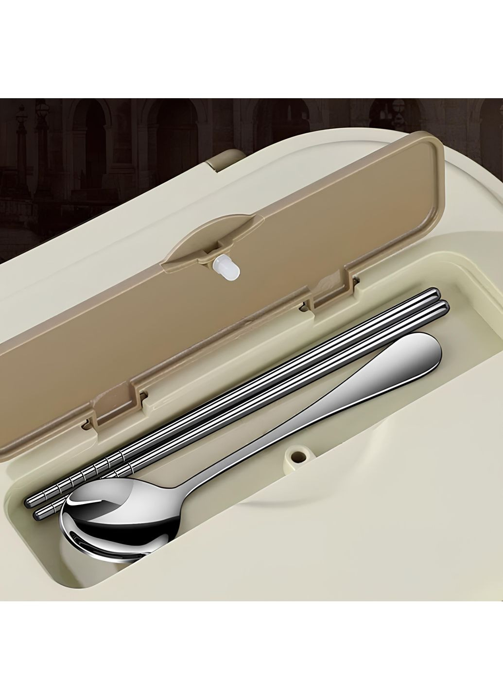 Термо ланч бокс из нержавеющей стали с термосумкой Jooki (358706023)