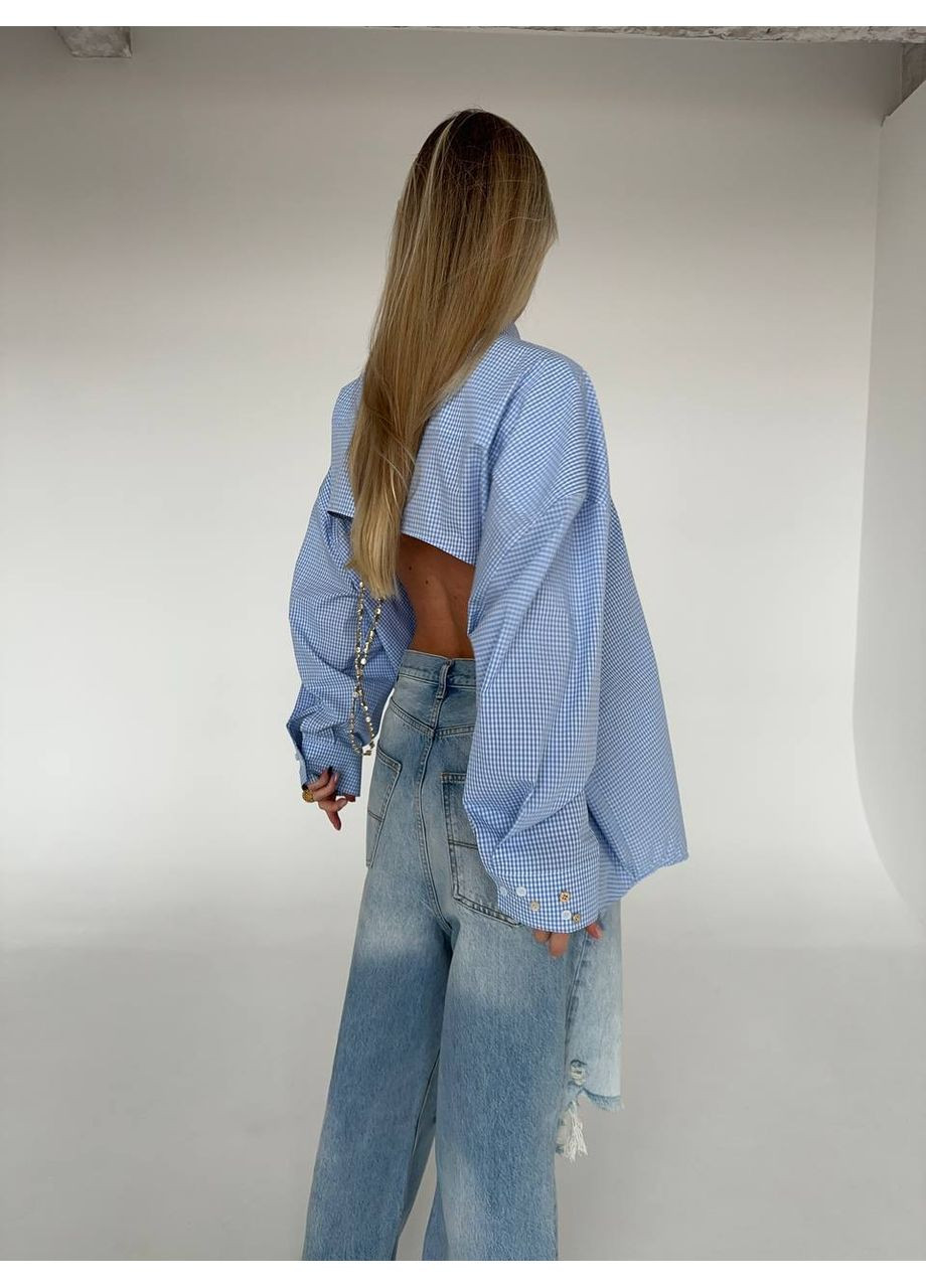 Жіноча стильна сорочка з довгими рукавами Україна (352193469)