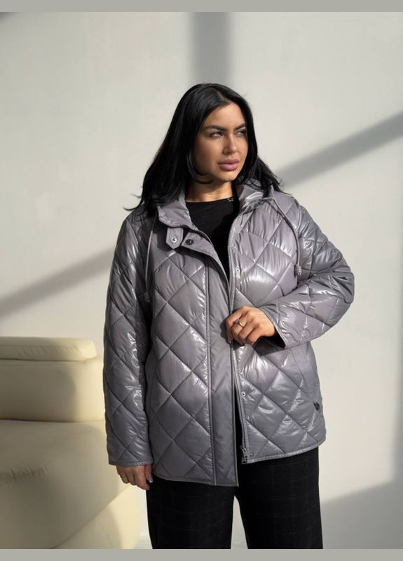 Сіра демісезонна куртка юстина куртка-лайнер Mirage