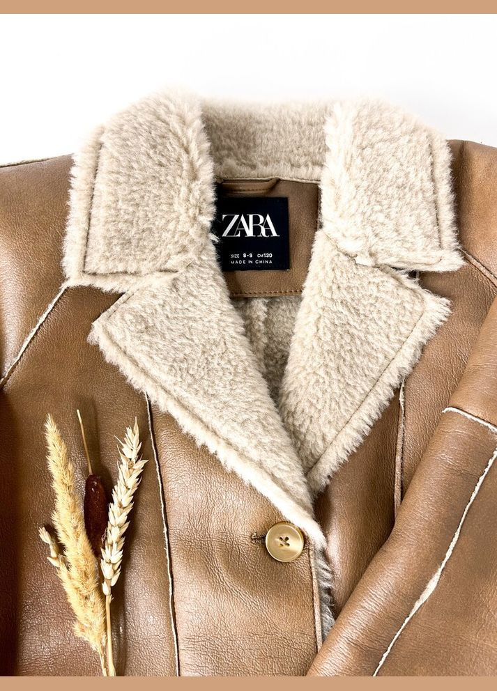 Дублянка 134 см коричневий артикул Л770 Zara (316656230)