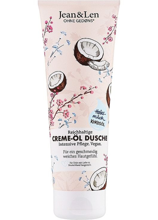 Крем-олія для душу "Rich Oat Milk & Coconut OIl" Cream-Oil Body Wash 250ml (1307818-31098317) Jean & Len (368640276)