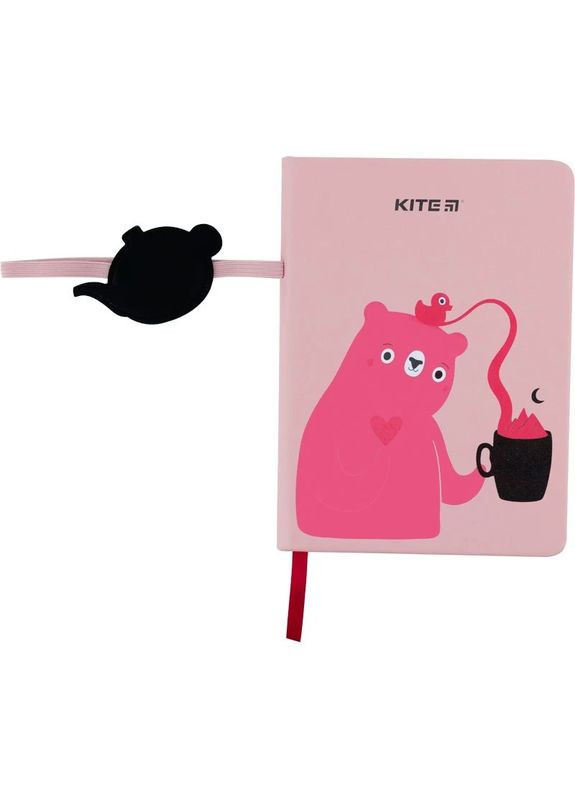 Блокнот Pink Bear, B6, в клітинку, 96 листів, рожевий () Kite K22-464-1 (328448615)