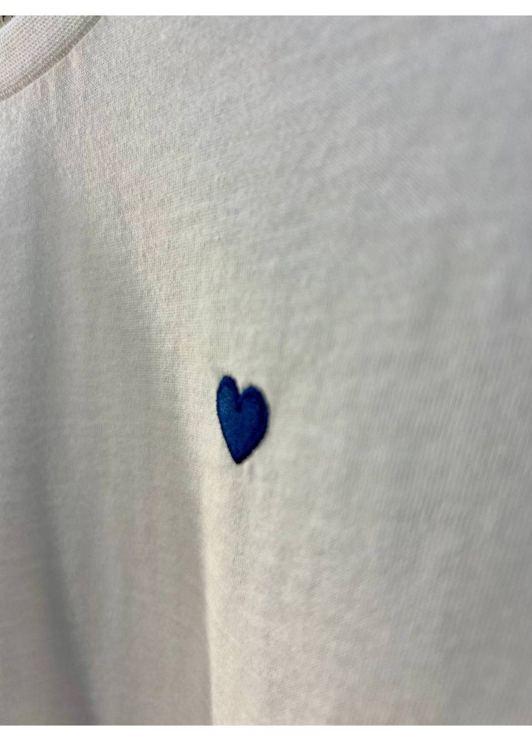 Женская футболка Pepper Mint AF24-06 вышивка сердце базовая Pepper&Mint - (303630279)