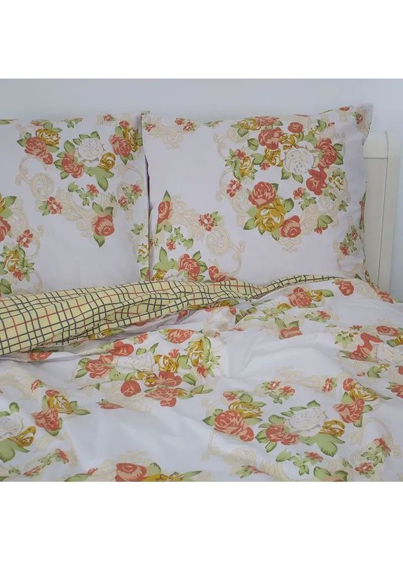 Двуспальный комплект постельного белья Бязь с наволочками 70*70 см, 115 гр/м2 Flower Road Бежевый (19550180215) ТЕП (365851699)