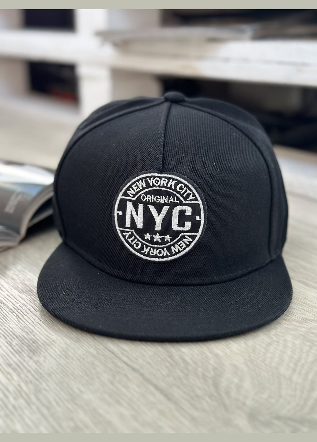Кепка снепбек (Snapback) Нью-Йорк NYC Чорний 56-61р (9065) No Brand (294205941)