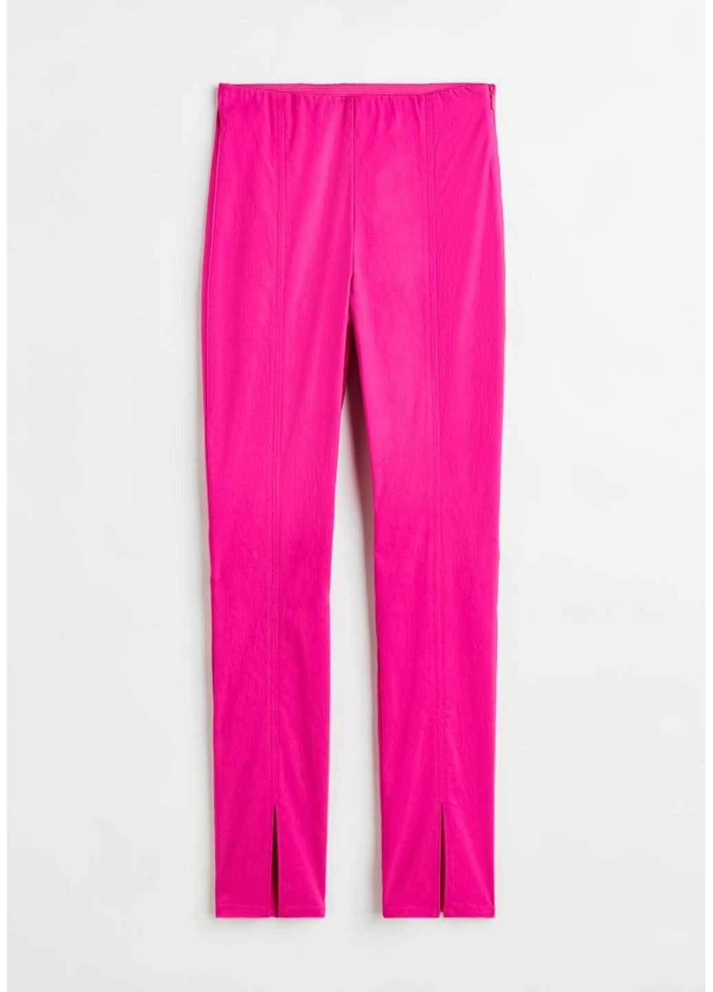 Женские брюки Slim Fit (56783) M Розовый H&M (285724025)