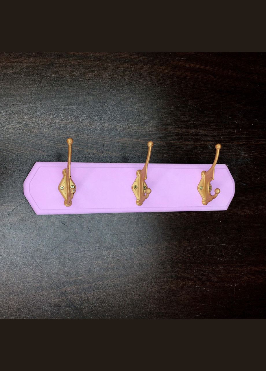 Вішалка для одягу з дерева Гатіно 3 флокс (ВДО-301555) No Brand (327868585)