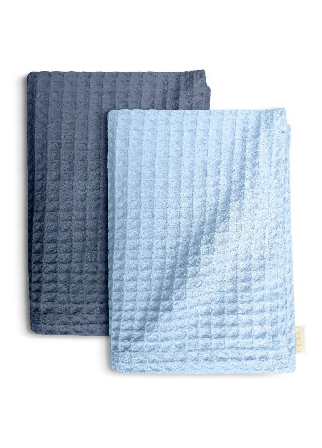 Вафельні рушники Fancy Greek Waffle CS4 Синьо-блакитний 2 шт Cosas комбінований