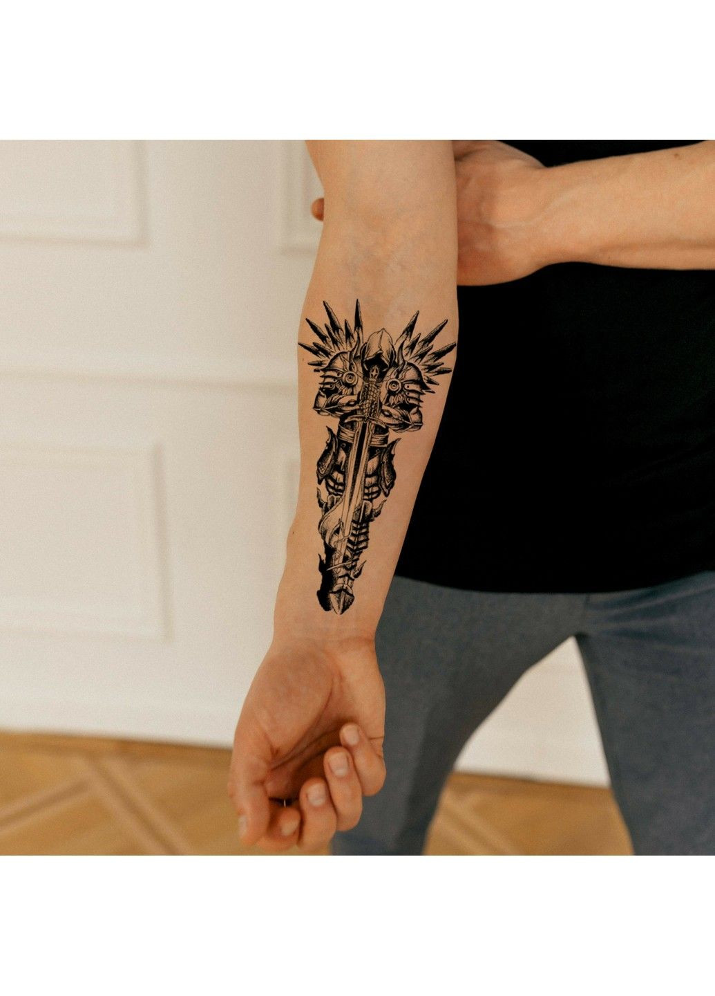 Тату "Воїн із крилами" Tattooshka (304292322)