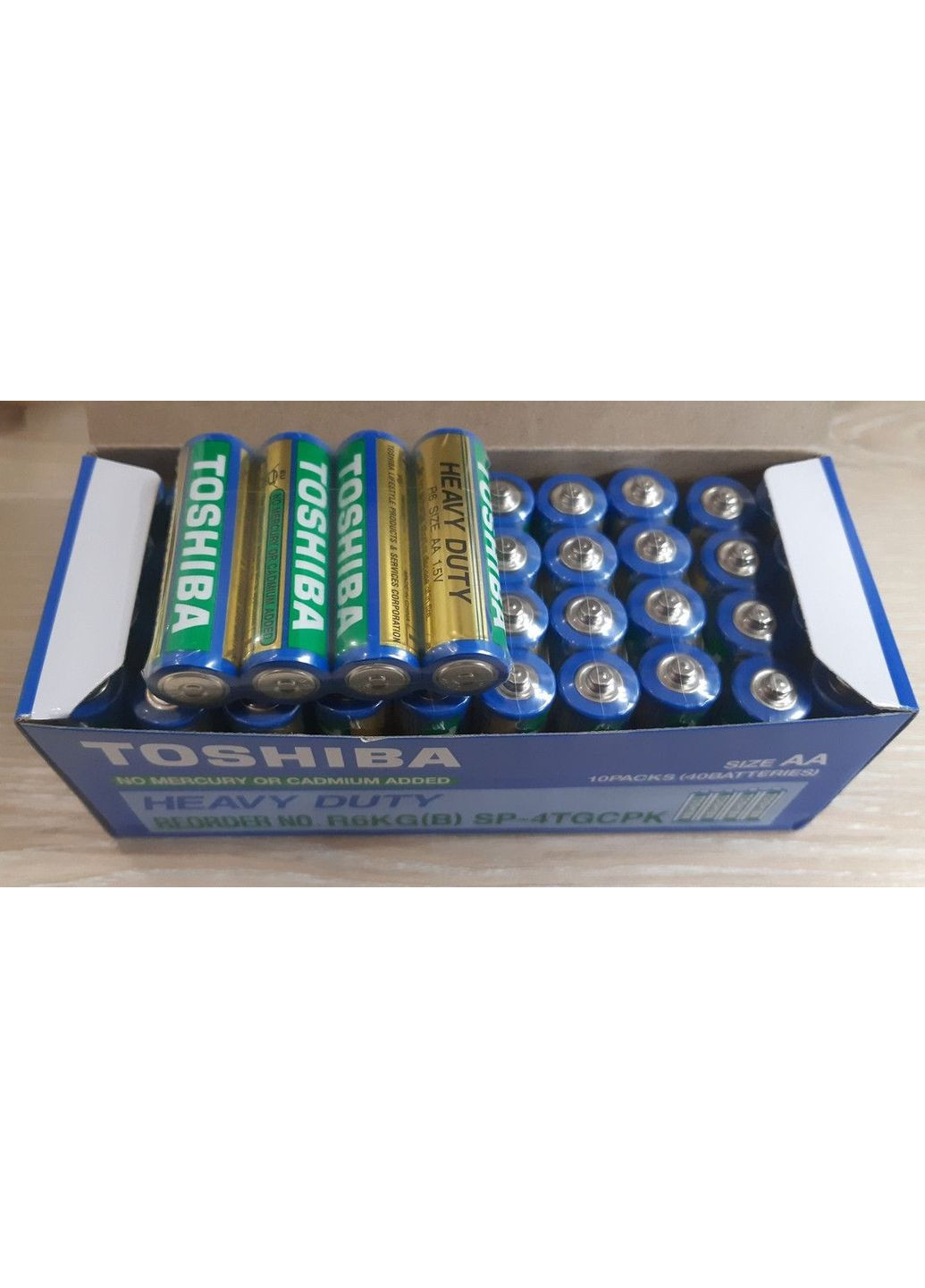 Батарейка солевая Heavy Duty AA/R6KG (40 шт.) Toshiba (370259324)