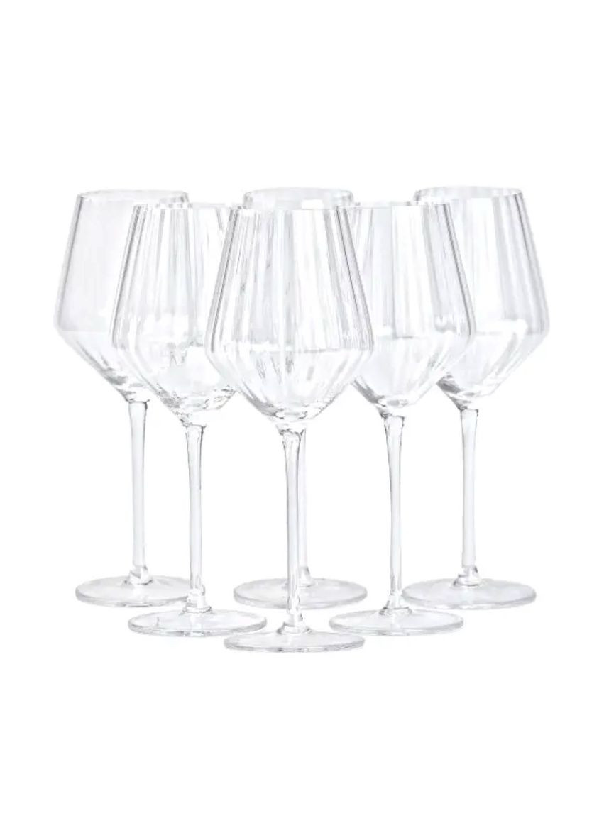 Стеклянные бокалы на ножке набор для вина 6 шт по 550 мл Jooki (358705555)