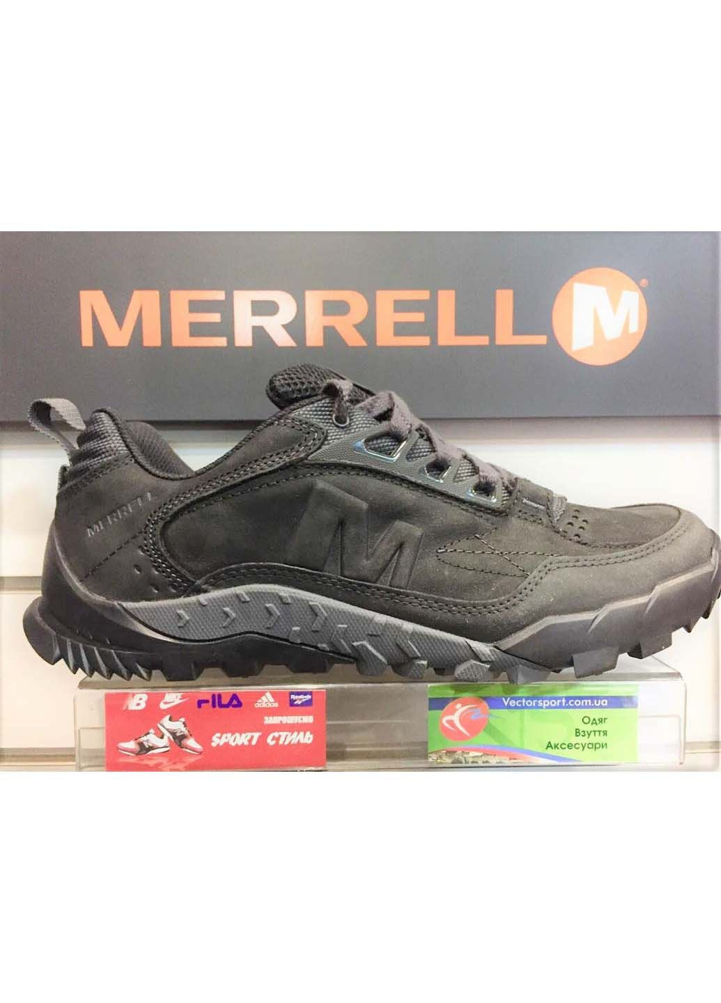 Черные демисезонные кроссовки Merrell