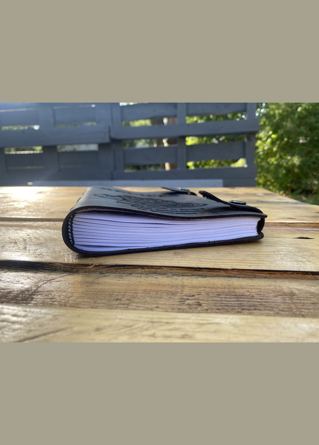 Блокнот для записи рецептов из натуральной кожи цвет черный шоколад No Brand (346871751)