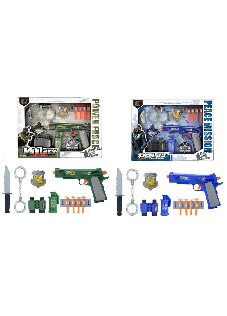 Ігровий військовий або поліцейський набір JC076/JS076, 2 види, в коробці 38*4,5*29 No Brand (362434707)