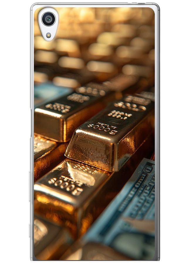 2D пластиковый чехол 'Сияние золота' для Endorphone Sony Xperia Z5 Premium E6883 (291423170)