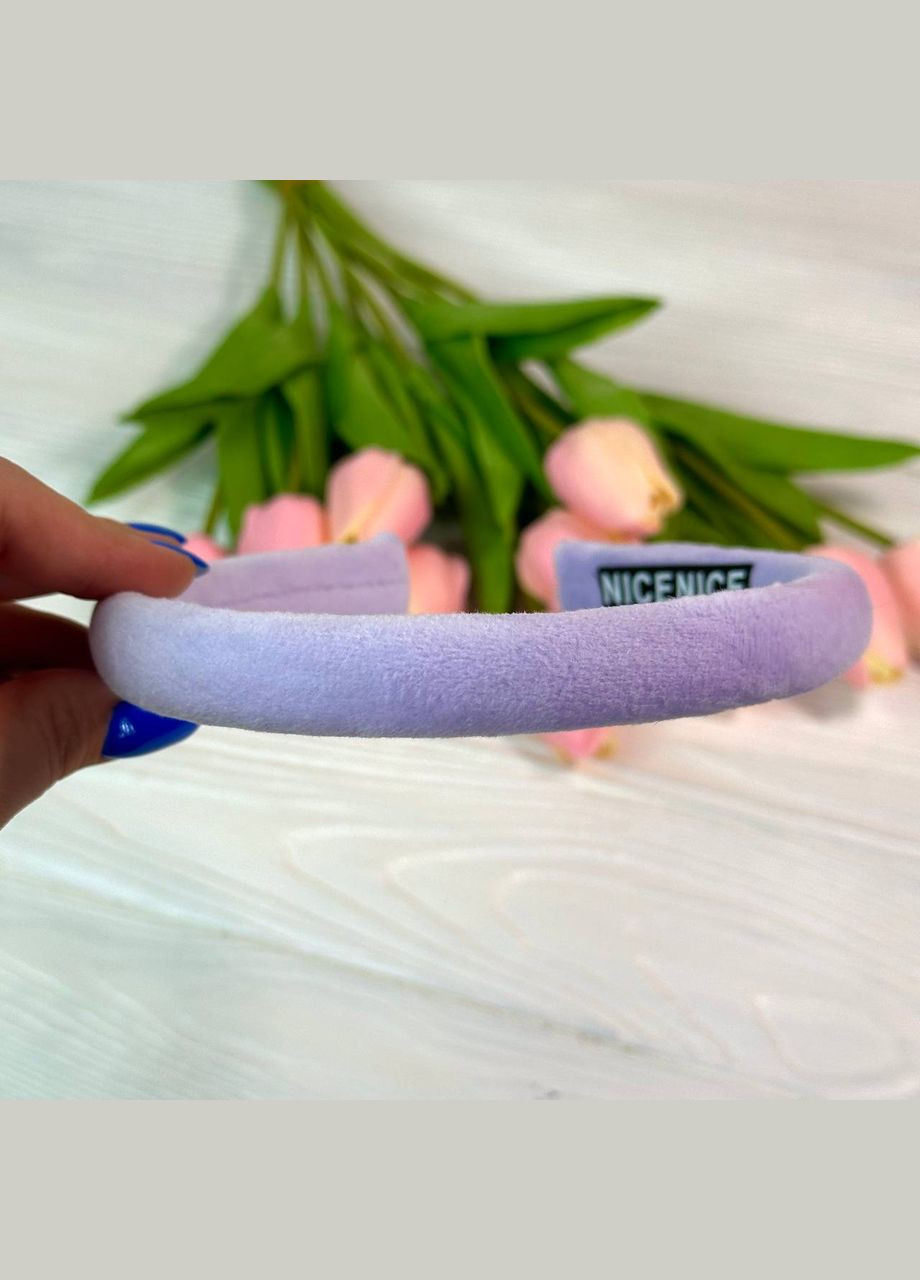 Обруч для волос материал плюш женский ободок (2 см) Hand Made (330619129)