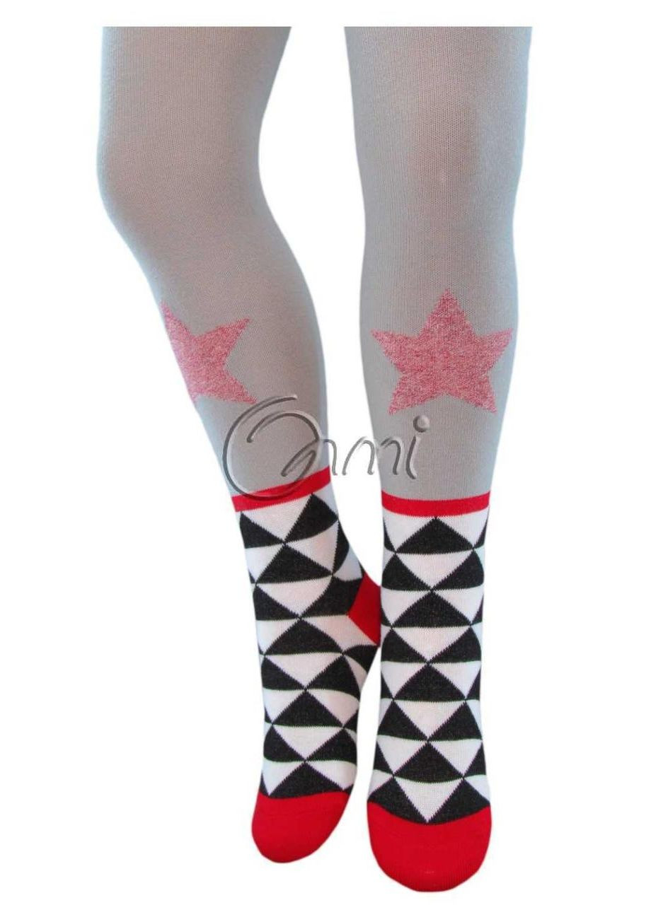 Колготки детские 1011д. р14. рис 205 серый Звездочка Олмі (337310298)