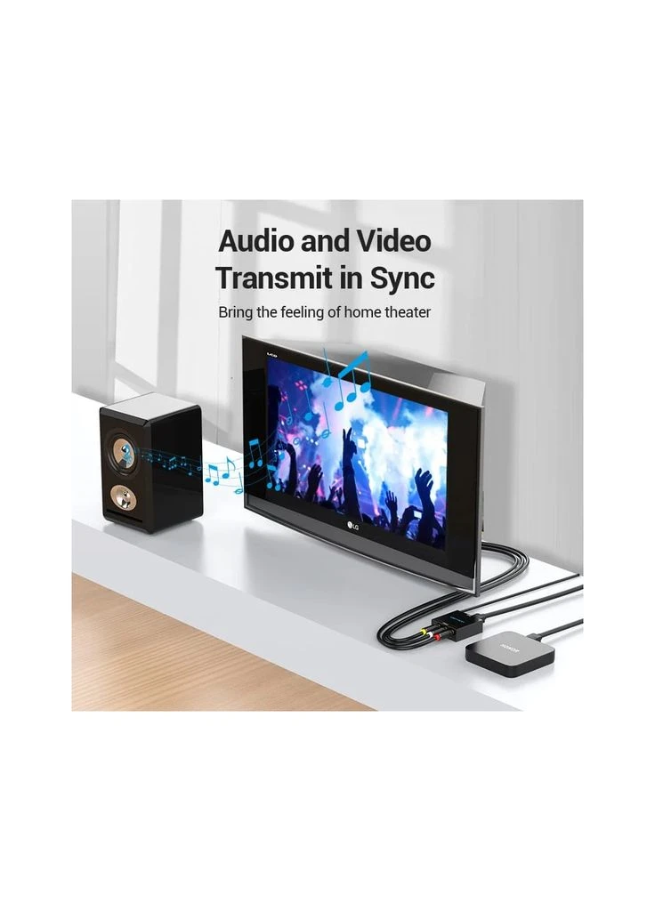 Конвертор HDMI to RCA Metal Type black (AEEB0) Vention (382899214)