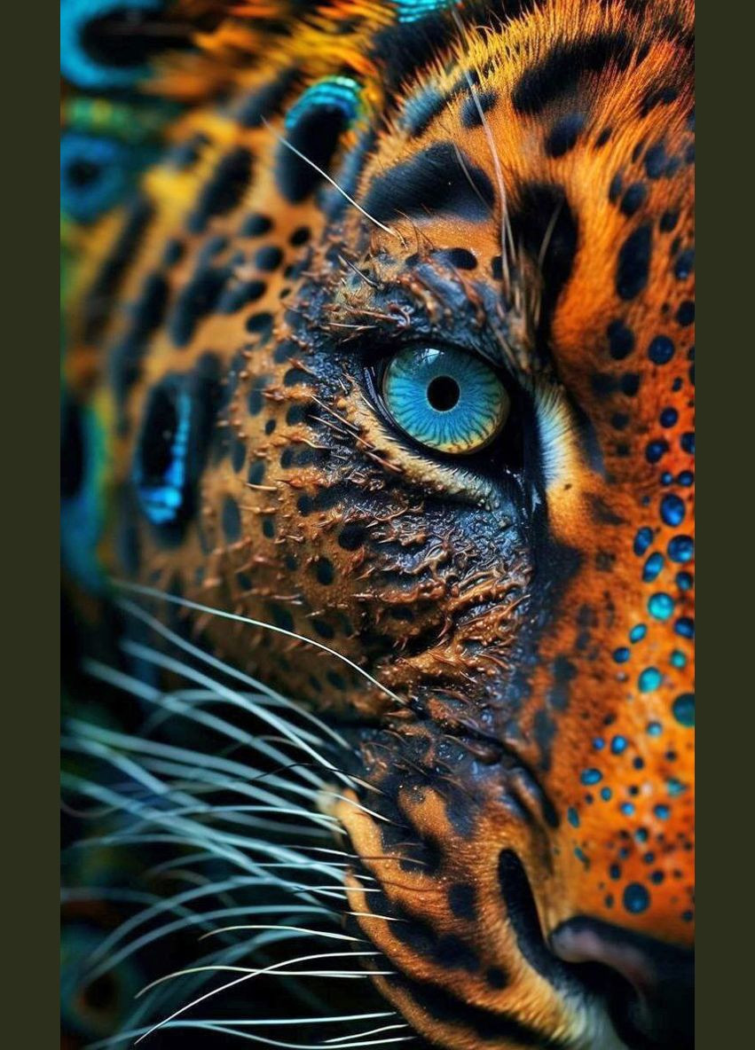 Набор алмазной мозаики НА подрамнике АЛМР-210 "Взгляд", 40*65см АлМазка (335056496)