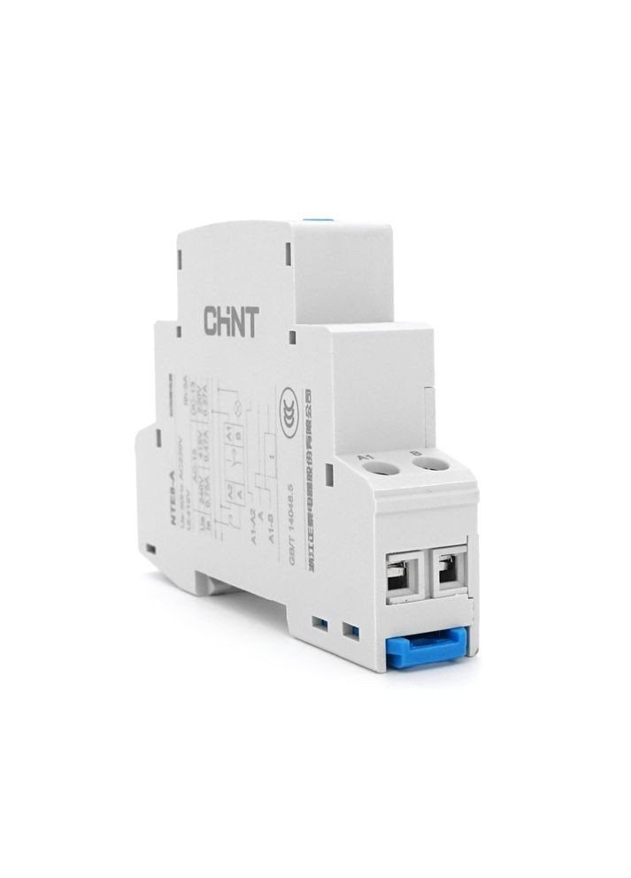 Реле часу NTE8A110S, на DIN-рейку, затримка відключення-1с-10с, Ue/le: AC-15 240В/0,75А, -5°С~+40°С, 93х66,5х18,5 мм Chint (371632746)