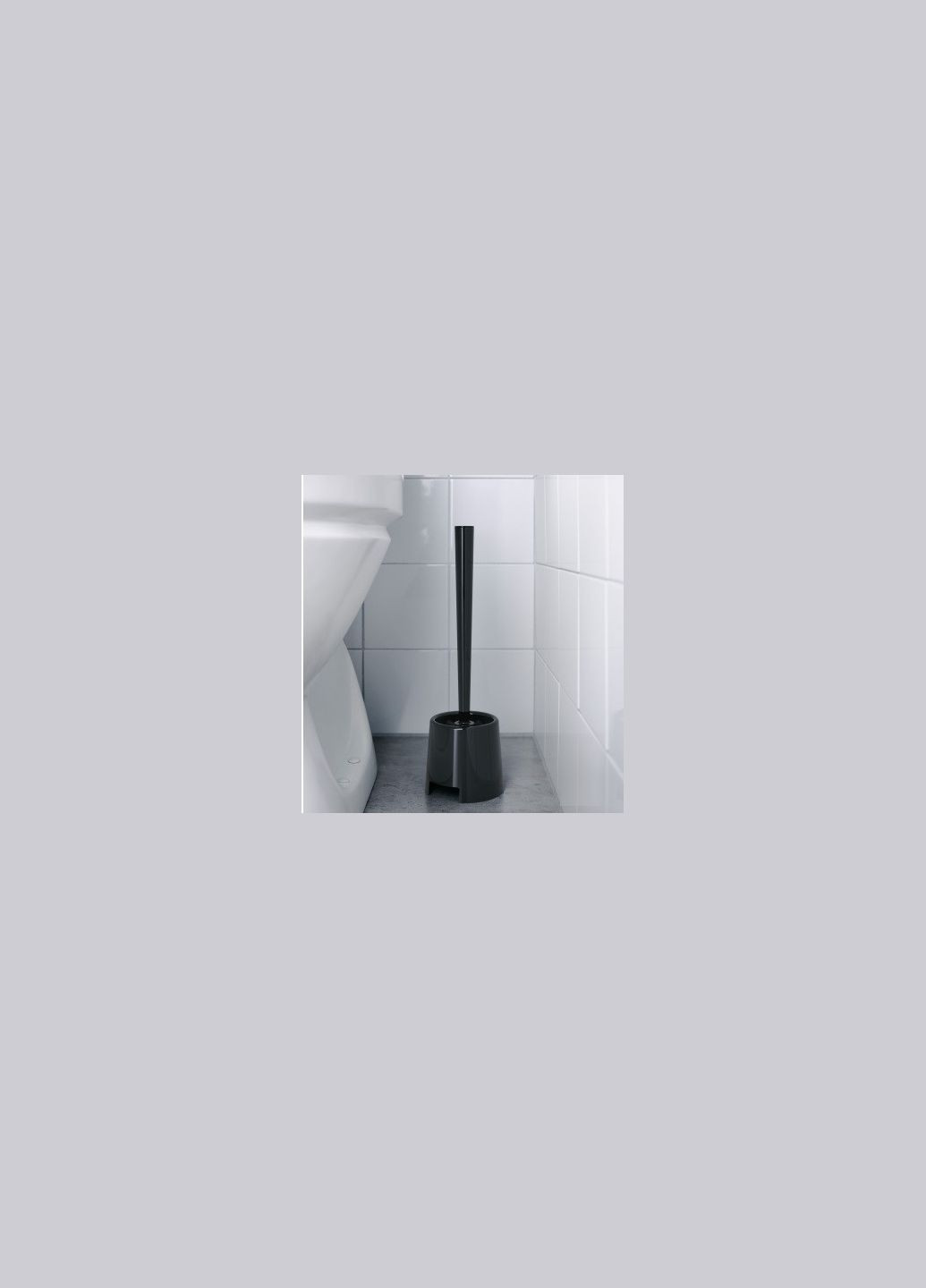 Щітка для туалету/тримач чорний IKEA (277964868)