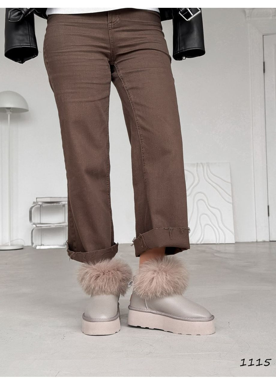 Бежевые угги No Brand (368556614)