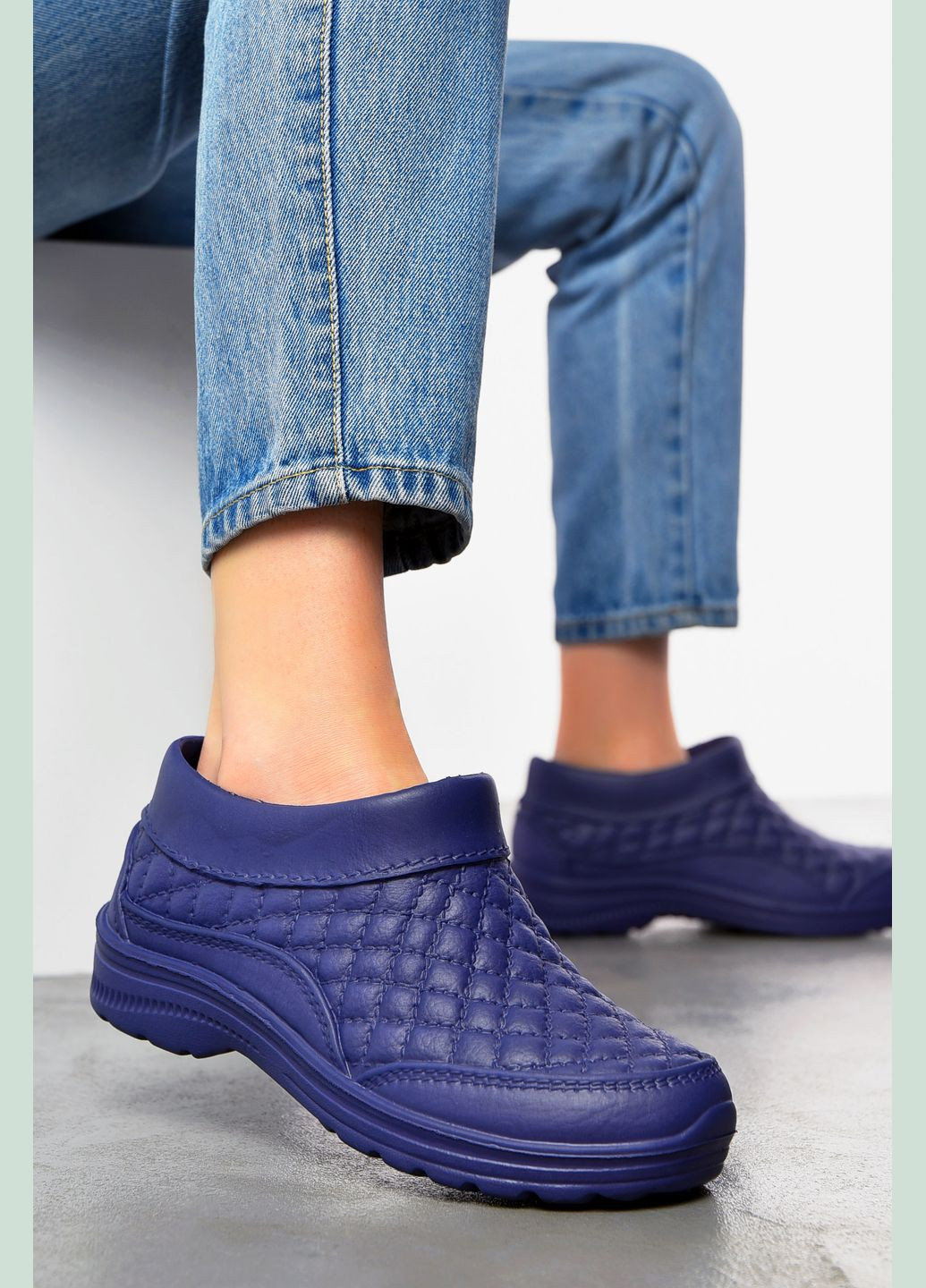 Калоші жіночі бузкового кольору Let's Shop (324217618)