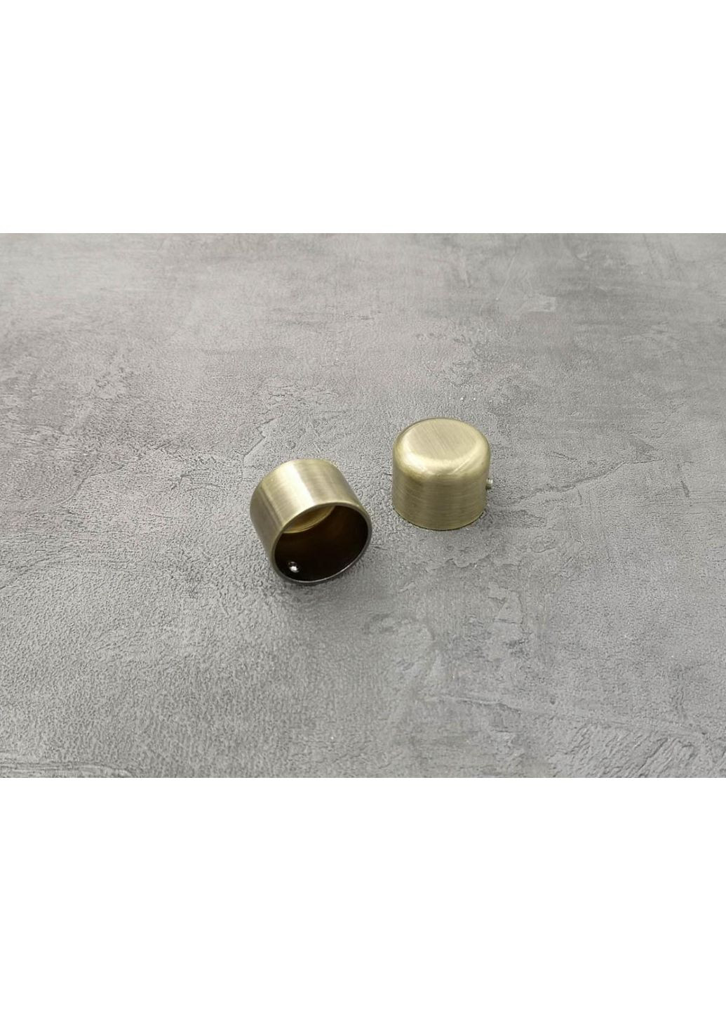 Карниз заглушка гладка штанга подвійний модерн 25/19 мм 240 см Антик Quadrum (352778193)