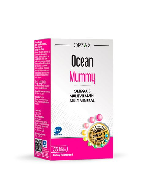 Мультивитаминный и мультиминеральный комплекс для беременных Ocean Mummy Omega 3, 30 капсул Orzax (337177270)