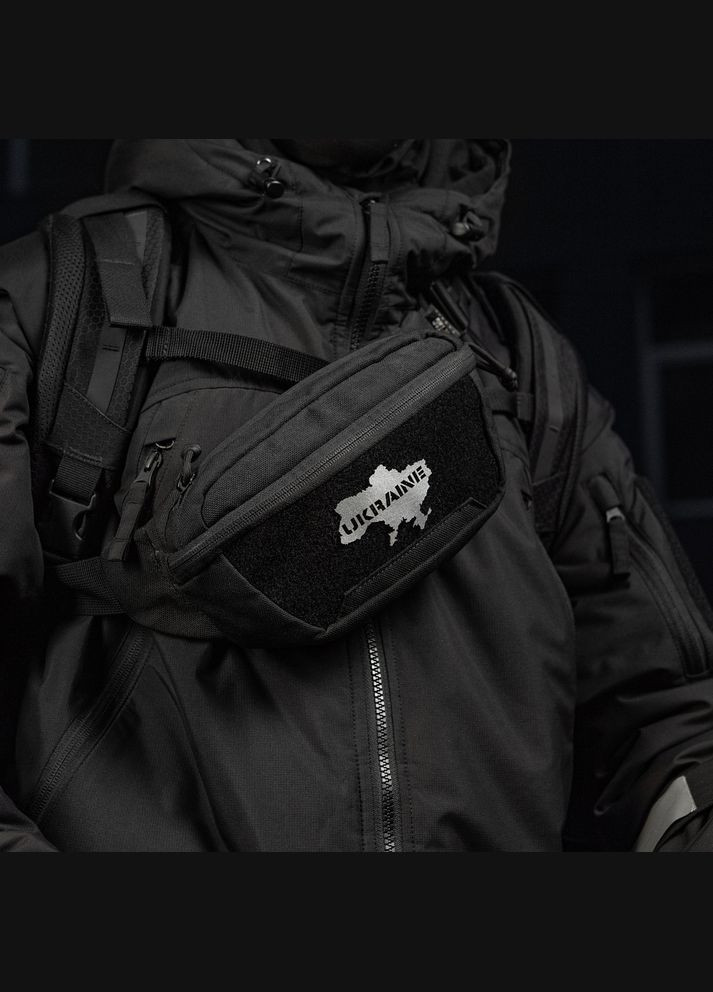Нашивка Ukraine (контур) сквозная Laser Cut светоотражающая M-TAC (315047625)